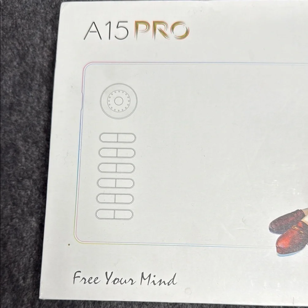 A15 Pro Graphics Tablet - White